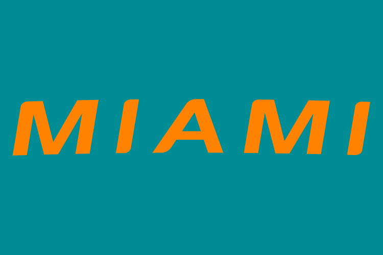 Miami Dolphins 2013-Pres Wordmark Logo DIY iron on transfer (heat transfer)